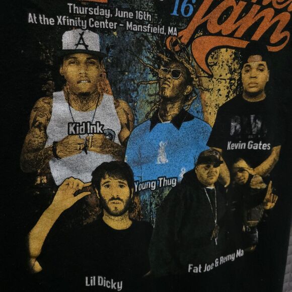 Summer Jam Concert Tshirt SzM Tee Hip Hop Fetty Wap 50 Cent Dolla $ign Fabolous - Picture 14 of 16